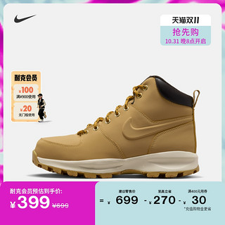 NIKE 耐克 Manoa Leather 男士休闲运动鞋 454350-003 黑色