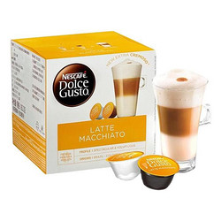 Dolce Gusto 多趣酷思 DolceGusto 多趣酷思 咖啡胶囊 拿铁玛奇朵 16颗/8杯