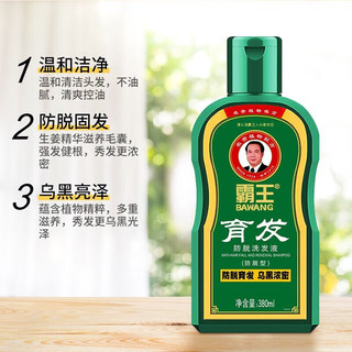  BAWANG/霸王 育发防脱 防脱洗发水套装  380ml*2+160ml