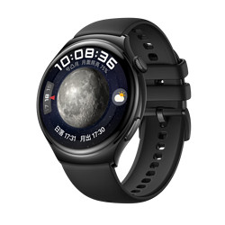 HUAWEI 华为 WATCH 4 eSIM 智能手表 46mm 白色真皮表带