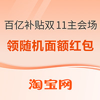 淘宝 百亿补贴 双11主会场