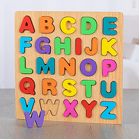 SANGTY 三格田 数字母拼图形状认知积木 (C款)