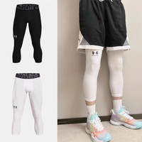 安德玛 UNDER ARMOUR UA高弹紧身长裤男运动训练篮球打底七分裤
