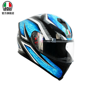 AGV 爱吉威 K5 S摩托车头盔全盔赛车跑盔双镜片男女防雾机车装备