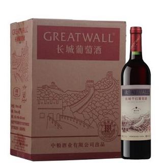 GREATWALL 长城 一星解百纳 干红葡萄酒 中粮红酒750ml（度数以实物为准） 整箱6瓶装