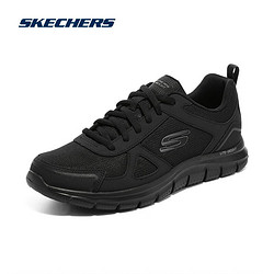 SKECHERS 斯凯奇 男鞋秋季缓震轻便跑步鞋网面透气运动休闲鞋