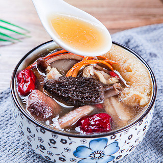 潘祥记 七彩菌汤包100g云南特产羊肚菌菇汤包松茸煲汤食材料包干货