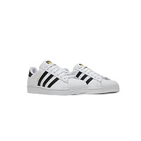 adidas ORIGINALS Adidas阿迪达斯三叶草金标大童贝壳头黑白低帮板鞋FU7712