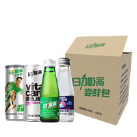 88VIP：ICHI MORE 日加满 饮品尝鲜包4件装-维生素饮料250ml*2罐+120ml*2瓶功能饮料