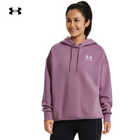 安德玛 UNDER ARMOUR UA秋冬Essential女子抓绒宽松训练运动连帽卫衣1379495