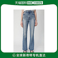 MOUSSY 摩西 日本直邮MOUSSY 女士MVS FLARE长版牛仔裤 高腰设计 突显曲线 简