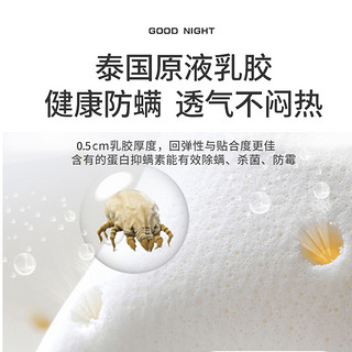 GOOD NIGHT 晚安 家居独立袋装弹簧床垫高密舒柔棉/乳胶床垫防螨透气