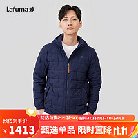 Lafuma 乐飞叶 户外冬季防泼水轻量保暖连帽鸭绒羽绒服男防寒 LMJU2DY97