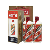 MOUTAI 茅台 飞天茅台 出口版 53%vol 酱香型白酒 500ml *2（赠礼品袋）