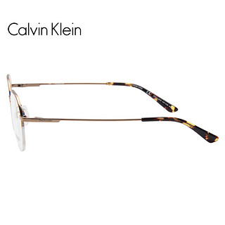 Calvin Klein光学眼镜架男女款护眼半框修饰脸型近视眼镜框21113A 781 50mm
