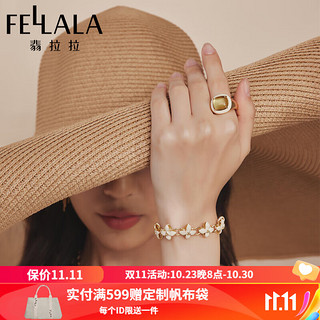 翡拉拉（fellala）原创桂语气质优雅花朵手链女小众高级感复古首饰潮 手链