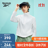 Reebok 锐步 官方防晒衣女23春夏新款梭织外套夹克户外23RCS104W 23RCS104W100 A/M