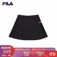 FILA 斐乐 x have a good time斐乐官方女半身百褶裙短裙