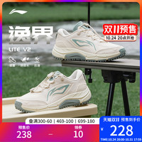 LI-NING 李宁 逸界LITE V2 跑步鞋女防泼水防滑户外抓地运动鞋