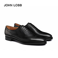 JOHN LOBB【冬】男士Bristol 黑色牛津小牛皮雕花鞋 6H(40.5)