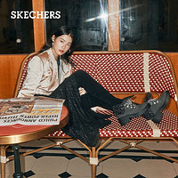 SKECHERS 斯凯奇 秋季新品女士高帮可下翻潮鞋复古粗跟马丁靴