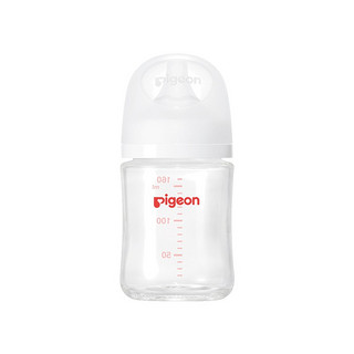 Pigeon 贝亲 自然实感第3代PRO系列 宝宝玻璃奶瓶 160ml S 1月+