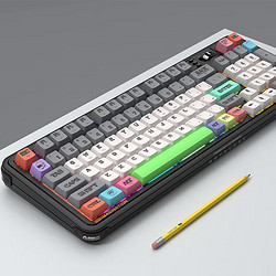 Royal Axe 御斧 A98 三模机械键盘 99键 TTC暮山紫轴