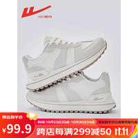 回力(Warrior)男鞋秋季休闲鞋男女运动鞋厚底增高老爹鞋男子男ml 米色 35