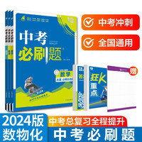中考必刷题 数学物理化学套装共三册 中考总复习 初二三中考复习 八九年级同步练习册 理想树2024版