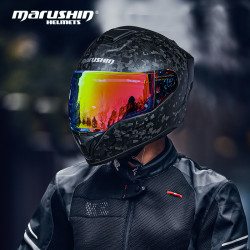 marushin马鲁申德国马鲁申摩托车头盔男四季通用碳纤维机车街车全盔