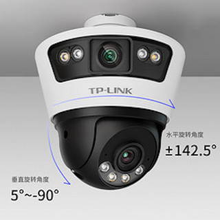 TP-LINK 普联 双摄联动无线监控摄像头 669-A +赠内存卡