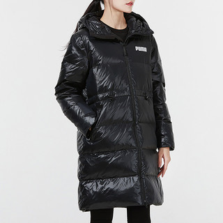 PUMA 彪马 女款中长款连帽羽绒服 84633401