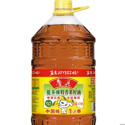 鲁花 食用油 低芥酸特香菜籽油 6.18L 物理压榨
