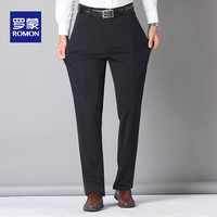 罗蒙(ROMON)加绒加厚休闲西裤男士秋冬厚款品质商务正装西装长裤子l 805厚款深灰 29