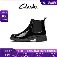 Clarks 其乐 女鞋经典切尔西靴潮流时尚简约复古及踝女靴