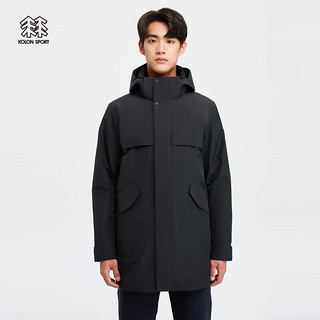 KOLON SPORT/可隆羽绒内胆三合一 男子户外GORE-TEX科技两件套夹克外套 LHGJ3WT627-BK 黑色 170/M