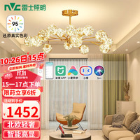 雷士 NVC   Lighting客厅灯分子吊灯北欧星光创意现代轻奢高显智能15头WHDD80F/G-01