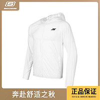 SKECHERS 斯凯奇 外套四季舒适轻便梭织连帽外套P221M054