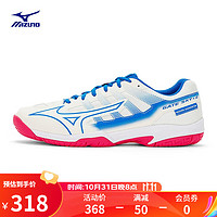 Mizuno 美津浓 Gate Sky Plus 2 中性羽毛球鞋 71GA224010 白蓝 40.5