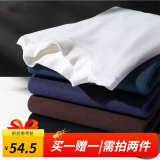 凡客诚品vancl打底休闲弹力半高领打底衫 黑色 L