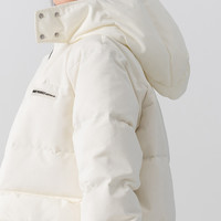雪中飞 SNOWFLYING女式廓形时尚长款羽绒服冬防寒保暖高品质90绒羽绒服女