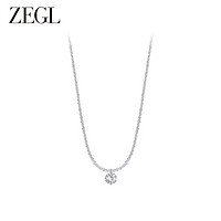 ZEGL法式项链女轻奢小众高级感简约骨链吊坠 璀璨小圆珠项链