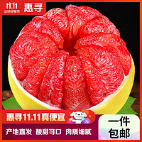 惠寻京东自有品牌 福建平和红心柚子 蜜柚琯溪时令新鲜水果红肉生鲜 9斤 大果（单果2.5斤左右）