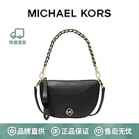 MICHAEL KORS 迈克·科尔斯 MK Dover Logo圆形金属小号皮质单肩斜挎女包 32T2G4DU0L