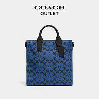 COACH 蔻驰 奥莱男士经典标志GOTHAM TALL 24号托特包