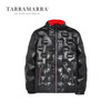 TARRAMARRA 冬季帅气立领羽绒服轻便时尚休闲白鸭绒保暖防寒外套 黑色 XXXL