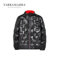 TARRAMARRA 冬季帅气立领羽绒服轻便时尚休闲白鸭绒保暖防寒外套 黑色 XXXL