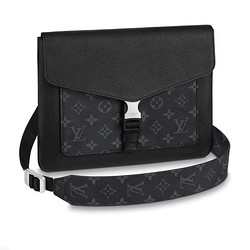 LOUIS VUITTON 路易威登 Outdoor Flap 男士真皮邮差包