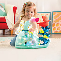 B.Toys 比乐 btoys贪吃鲸鱼儿童电动轨道婴儿吐球玩具益智宝宝学爬行早教