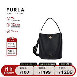 FURLA 芙拉 DANAE系列 手提单肩包 黑色